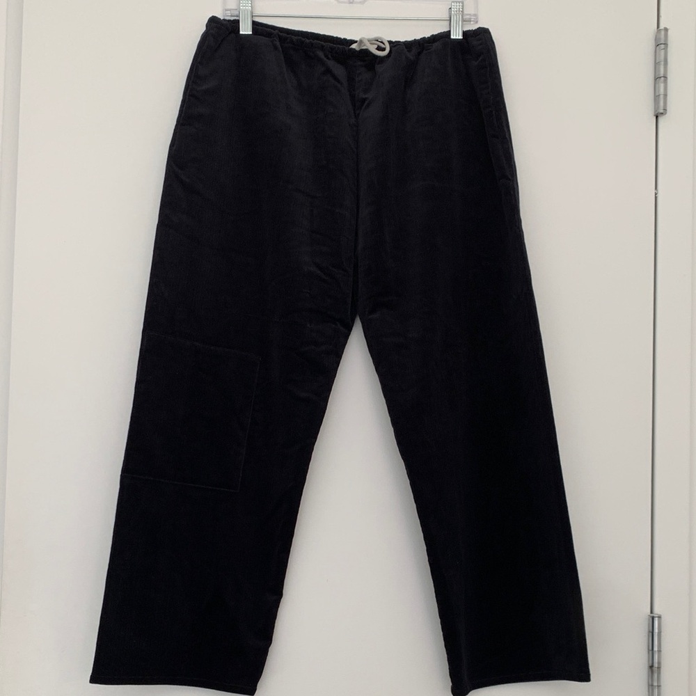 La Garçonne Moderne Black Women’s Corduroy Pants